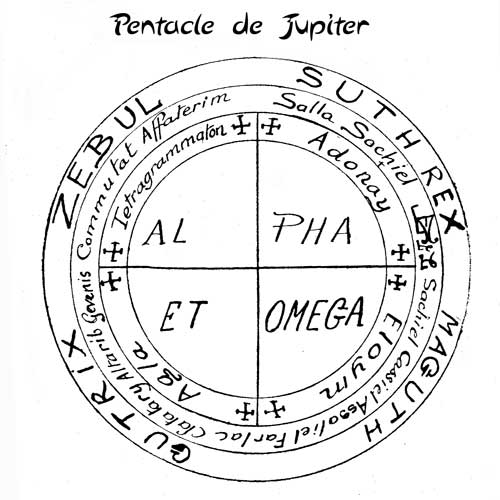 pentacle de jupiter