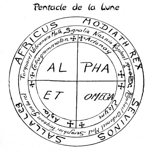 pentacle de la lune gratuit