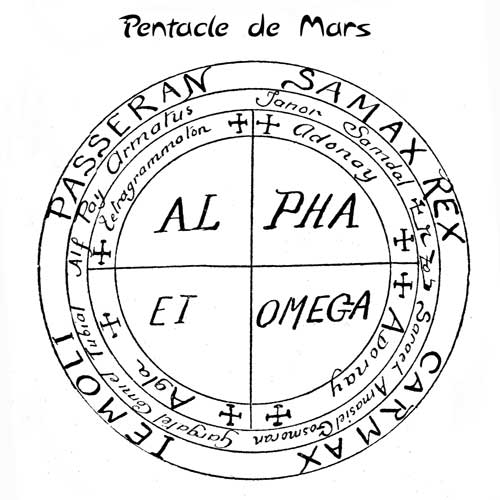 pentacle de mars