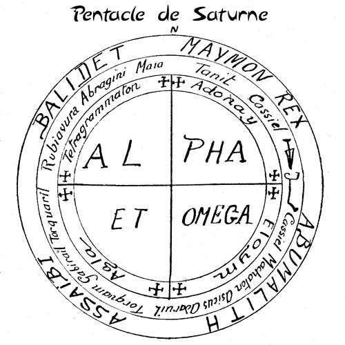 pentacle saturne 